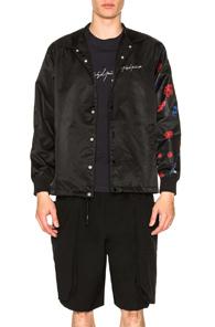 Yohji Yamamoto New Era Blouson In Black,floral