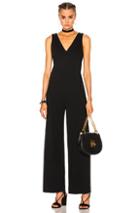 James Perse Palazzo Jumpsuit In Black