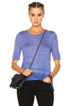 Raquel Allegra Basic Tee In Blue,ombre & Tie Dye