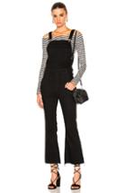 Rag & Bone/jean Crop Flare Overall In Black