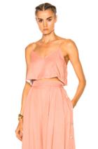 Mara Hoffman Crop Cami Top In Neutrals,pink