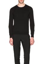 Maison Margiela Jersey Pullover Sweater In Black