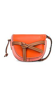 Loewe Gate Small Bag In Orange,pink