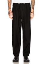 Yohji Yamamoto Regular String Sleek Trousers In Black