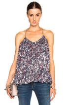 Iro Elsa Top In Meallics,pink,abstract,blue