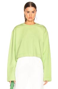 Acne Studios Odice Sweashirt In Green