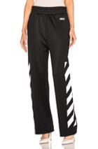Off-white Sporty Trackpants In Black