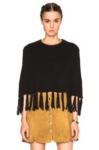 Theperfext Olympic Poncho In Black