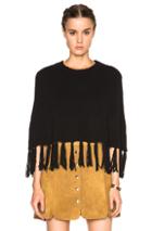 Theperfext Olympic Poncho In Black