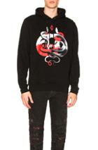 Marcelo Burlon Crossed Snakes Hoodie In Black