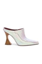 Sies Marjan Dena Holographic Loafer In Pink,metallic