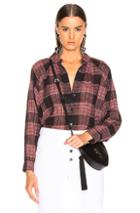 The Great Estate Button Up Top In Red,plaid,blue