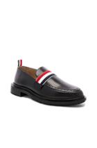 Thom Browne Calf Leather Loafer In Black
