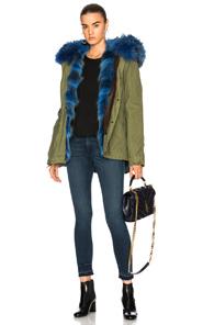 Mr & Mrs Italy Army Parka In Blue,green