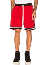 Fear Of God Mesh Drop Crotch Short In Red