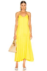 Mara Hoffman Diana Dress In Yellow