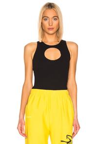 Vetements Hole Tank Top In Black