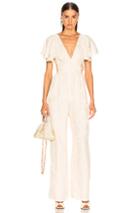 Johanna Ortiz Amorini Jumpsuit In Floral,neutral
