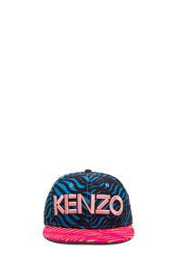 Kenzo X New Era Waves Hat In Neon,blue,pink