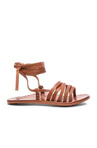 Beek Leather Heron Sandals In Brown
