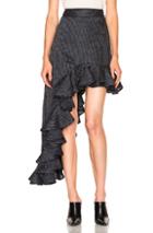 Beaufille Ara Skirt In Blue,stripes,white