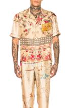 Pierre-louis Mascia Aloe Ultrawash Shirt In Floral,neutral