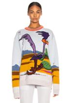 Calvin Klein 205w39nyc Jacquard Looney Tunes Crewneck Sweater In Multi