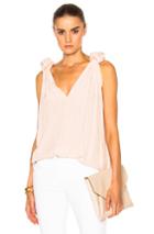 Smythe Knot Blouse In Pink,neutrals
