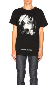 Off-white Screaming Girl Tee In Black