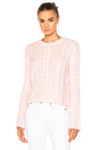 Ryan Roche Fwrd Exclusive Knit Sweater In Pink