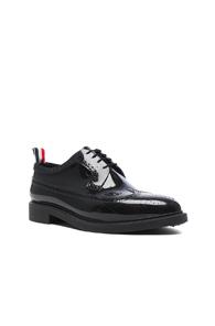 Thom Browne Rubber Brogues In Black
