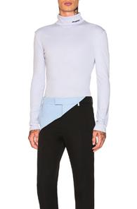 Calvin Klein 205w39nyc Neck Logo Turtleneck In Blue