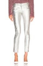 Sies Marjan Brin Paneled Bike Pant In Metallic Silver