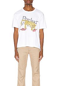 Visvim Tiger Sketch Tee In White