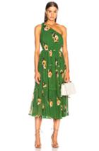 A.l.c. Tenley Dress In Green,floral