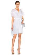 No. 21 Short Sleeve Lace Dress In White