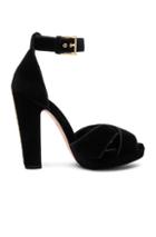 Alexander Mcqueen Crisscross Heels In Black