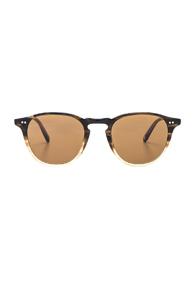 Garrett Leight Hampton 46 In Brown,ombre & Tie Dye
