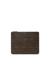 Givenchy Large Zip Pouch In Brown