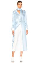 Monse Striped Silk Twill Tunic Top In Stripes
