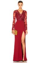 Zuhair Murad Cady Stretch Straight Dress In Red