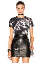 Rodarte Crystal Tie Dye T-shirt In Black,ombre & Tie Dye