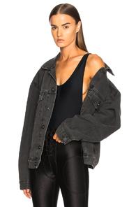 Yeezy Season 5 Classic Denim Jacket In Black
