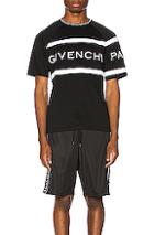 Givenchy Slim Fit Logo Band Tee In Black,white