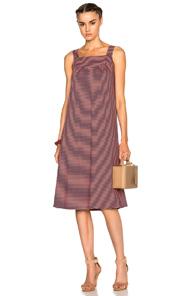 A.p.c. Tulum Dress In Pink,blue,stripes