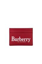 Burberry Sandon Card Holder In Black,red