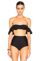 Tori Praver Swimwear Tulum Bikini Top In Black