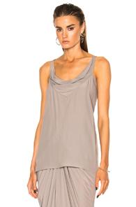 Rick Owens Naska Top In Gray