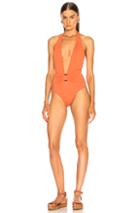 Sand & Blue Mia Swimsuit In Orange