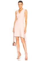 Roland Mouret Aylsham Viscose Crepe Dress In Pink